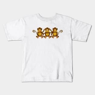 You Speak No Evil! You Hear No Evil! You See No! Evil! Kids T-Shirt